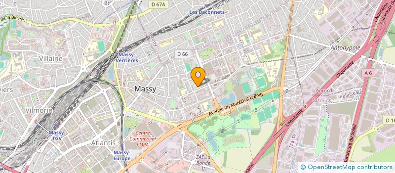 localisation de l'entreprise 927 962 001 à MASSY