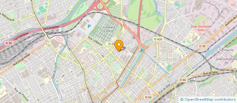 localisation de l'entreprise 927 964 882   MULHOUSE