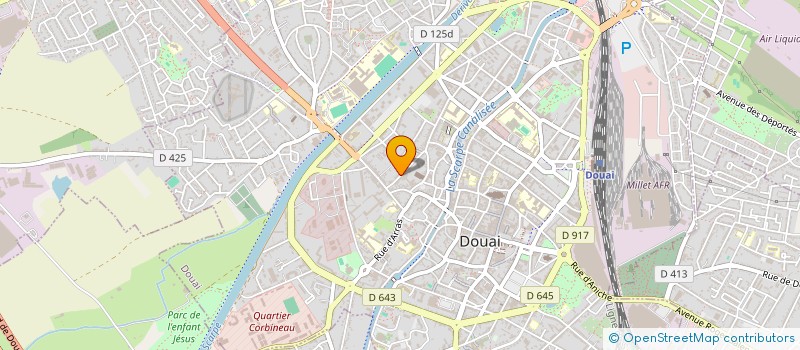 localisation de l'entreprise 927 967 570 à DOUAI