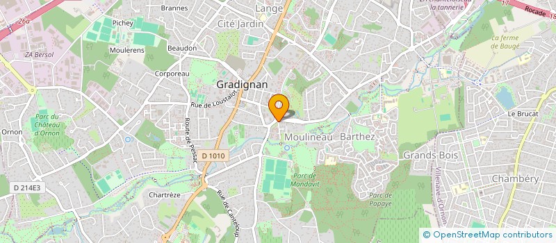 localisation de l'entreprise 927 973 677   GRADIGNAN