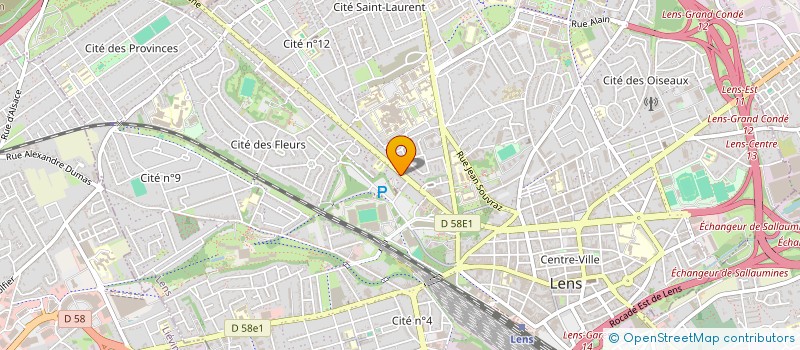 localisation de l'entreprise 927 985 440   LENS