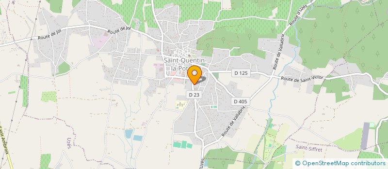 localisation de l'entreprise 928 001 650 à SAINT-QUENTIN-LA-POTERIE