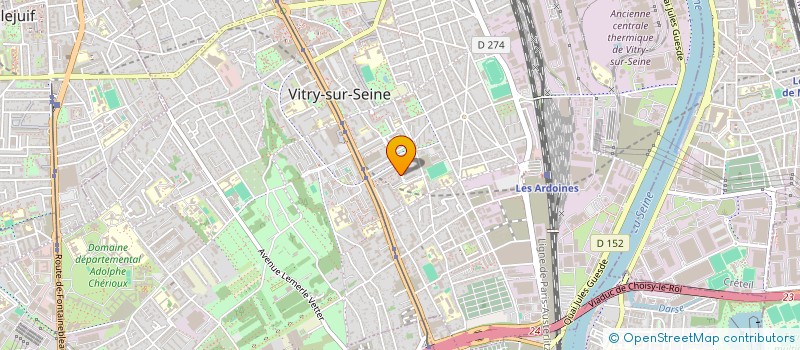 localisation de l'entreprise 928 022 474  à VITRY-SUR-SEINE
