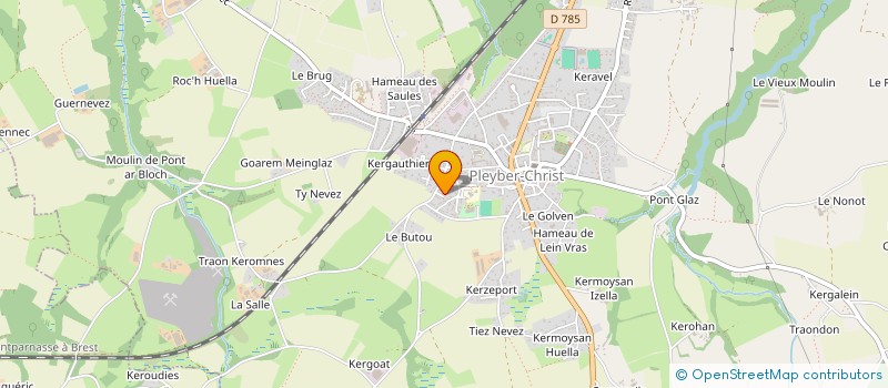 localisation de l'entreprise 928 022 805 à PLEYBER-CHRIST