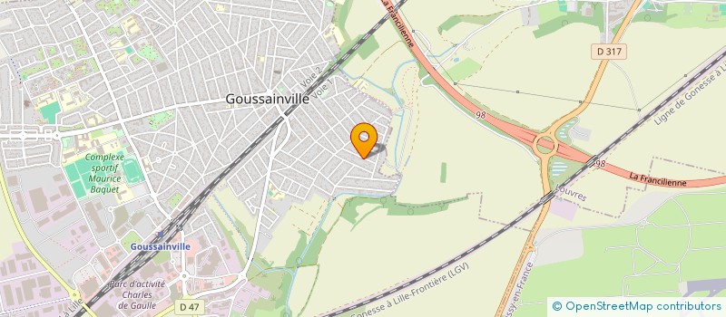 localisation de l'entreprise 928 033 828   GOUSSAINVILLE