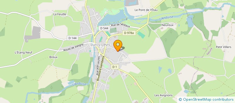 localisation de l'entreprise 928 045 616   LURCY-LEVIS