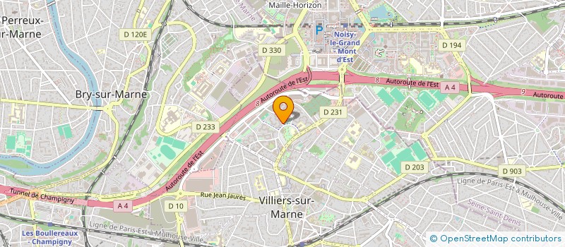 localisation de l'entreprise 928 049 808   VILLIERS-SUR-MARNE