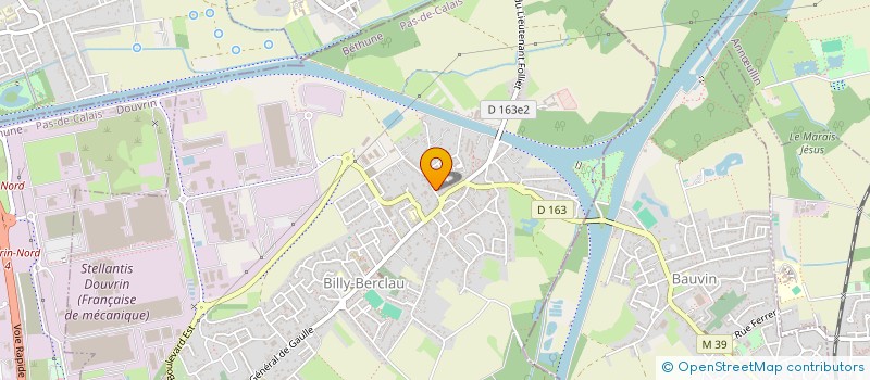 localisation de l'entreprise 928 056 068   BILLY-BERCLAU