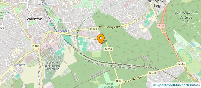 localisation de l'entreprise 928 056 951   CRETEIL