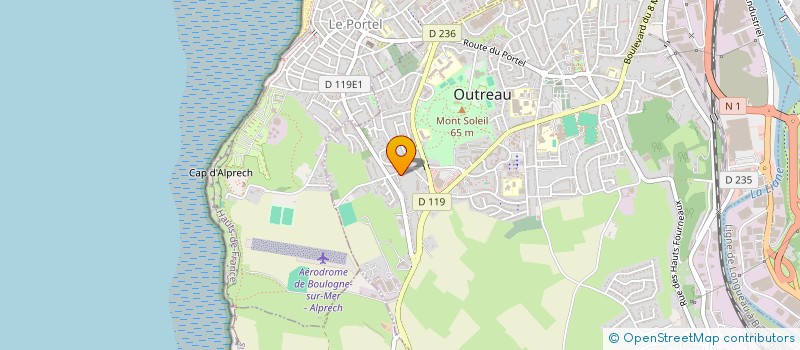 localisation de l'entreprise 928 080 068   OUTREAU