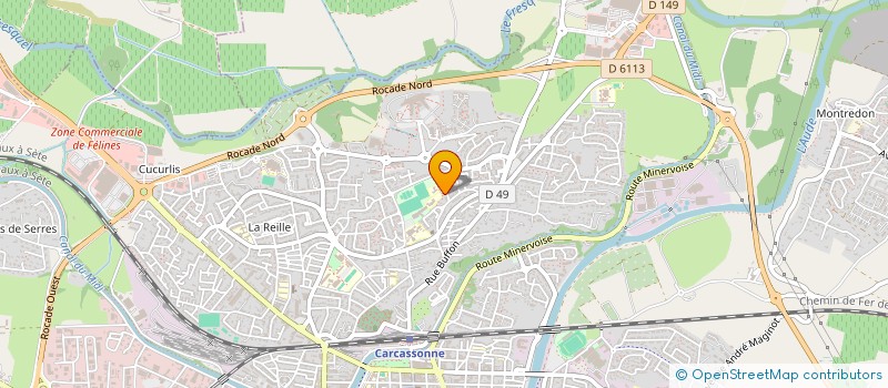 localisation de l'entreprise 928 093 327 à CARCASSONNE