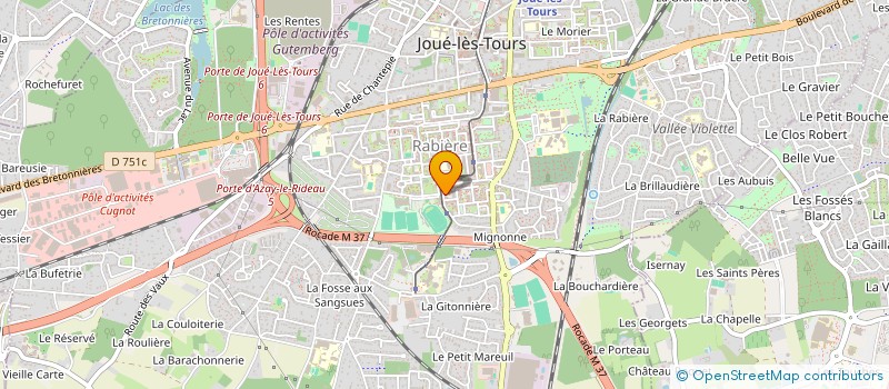 localisation de l'entreprise 928 096 338   JOUE-LES-TOURS