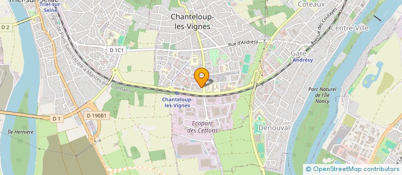 localisation de l'entreprise 928 107 689   CHANTELOUP-LES-VIGNES