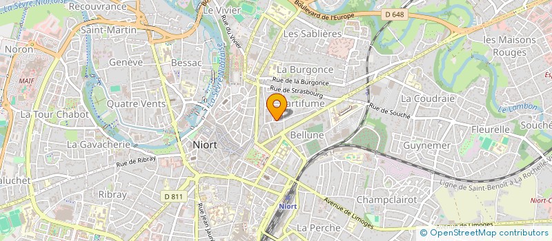 localisation de l'entreprise 928 124 460   NIORT
