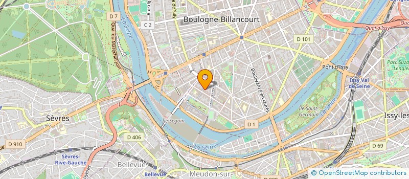 localisation de l'entreprise 928 144 450 à BOULOGNE-BILLANCOURT