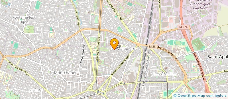 localisation de l'entreprise 928 146 695   DIJON