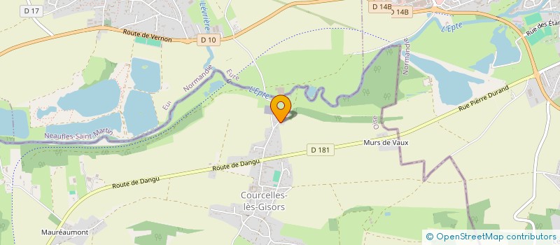 localisation de l'entreprise 928 163 740   COURCELLES-LES-GISORS