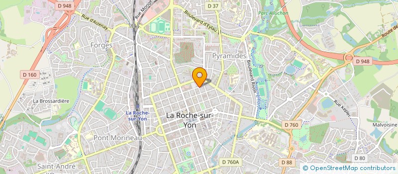localisation de l'entreprise 928 164 631 à LA ROCHE-SUR-YON