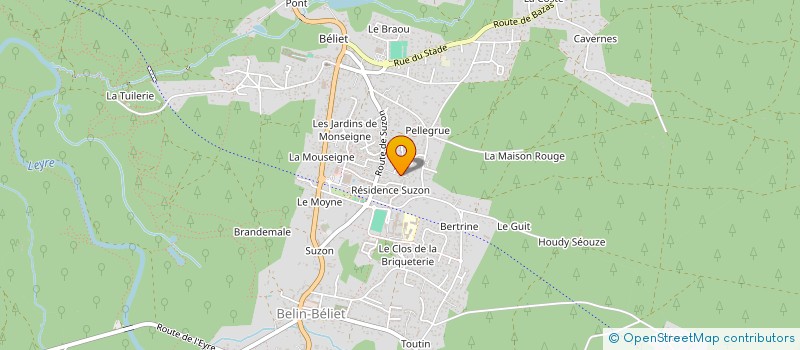 localisation de l'entreprise 928 175 868   BELIN BELIET