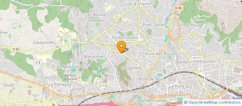 localisation de l'entreprise 928 182 484   TOULON