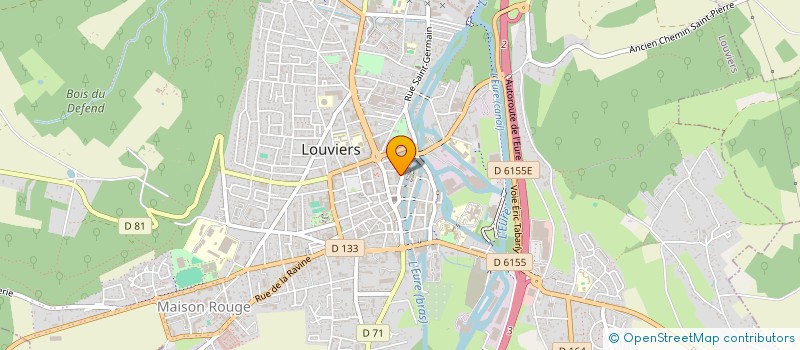 localisation de l'entreprise 928 204 445   LOUVIERS