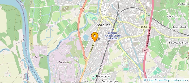 localisation de l'entreprise 928 217 751   SORGUES