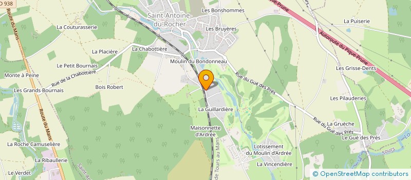 localisation de l'entreprise 928 218 361   SAINT-ANTOINE-DU-ROCHER