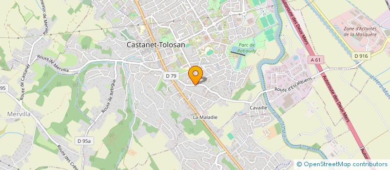 localisation de l'entreprise 928 221 217  à CASTANET-TOLOSAN