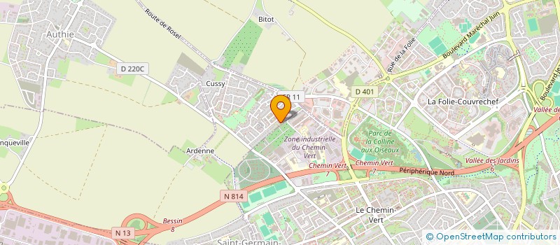 localisation de l'entreprise 928 282 631   SAINT-GERMAIN-LA-BLANCHE-HERBE