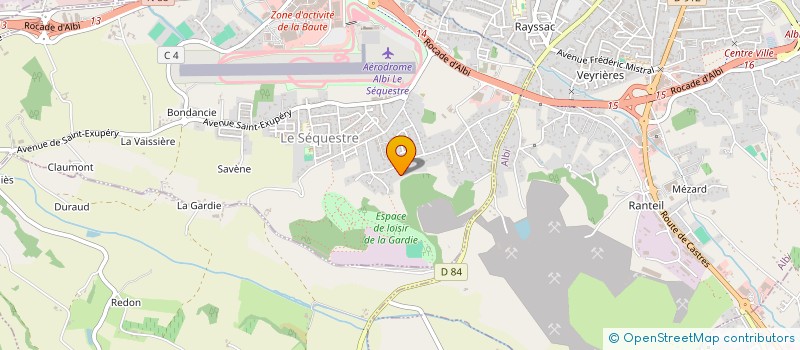 localisation de l'entreprise 928 282 680 à LE SEQUESTRE