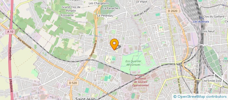 localisation de l'entreprise 928 283 498   SAINT-JEAN-DE-LA-RUELLE