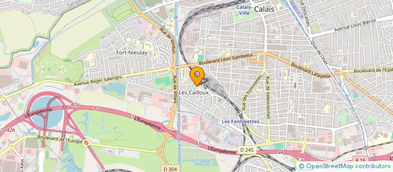 localisation de l'entreprise 928 299 577   CALAIS