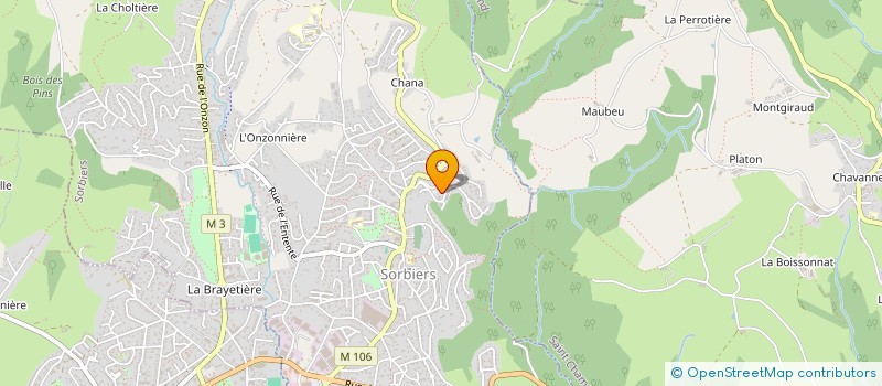 localisation de l'entreprise 928 300 045   SORBIERS