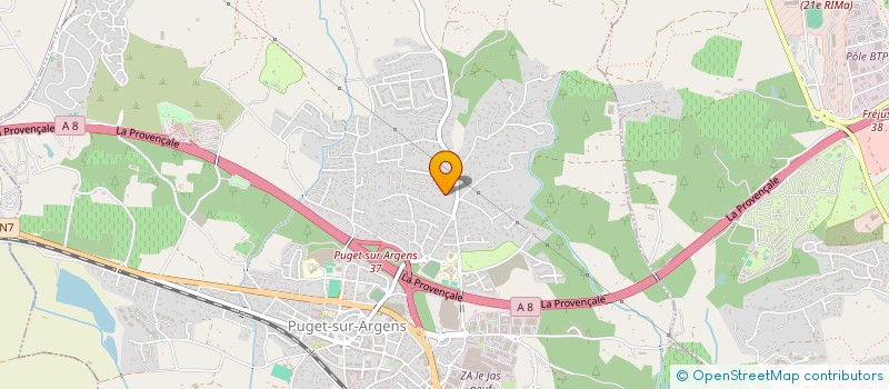 localisation de l'entreprise 928 318 450 à PUGET-SUR-ARGENS