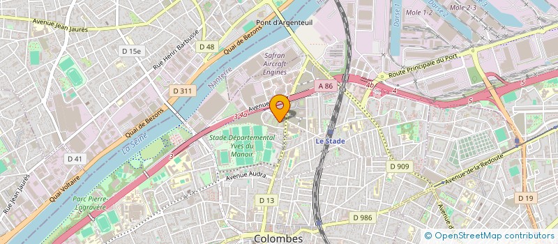 localisation de l'entreprise 928 352 210   COLOMBES