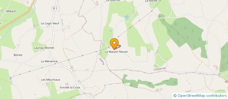 localisation de l'entreprise 928 427 475   TREDANIEL