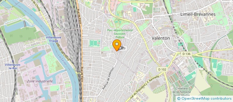 localisation de l'entreprise 928 444 108  à VILLENEUVE-SAINT-GEORGES