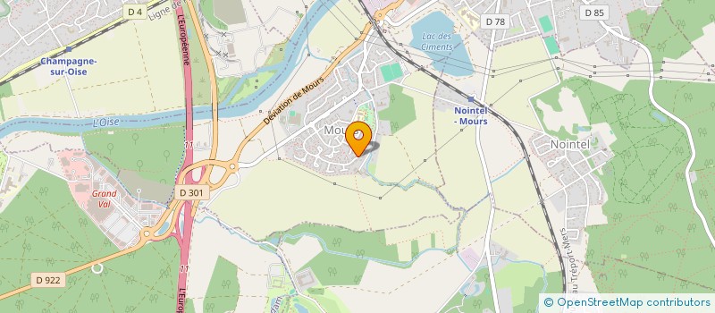 localisation de l'entreprise 928 446 905   MOURS