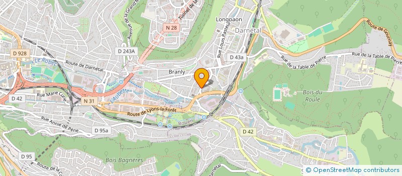 localisation de l'entreprise 928 458 645   DARNETAL