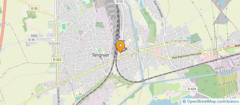 localisation de l'entreprise 928 491 430   TERGNIER