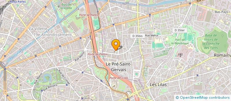 localisation de l'entreprise 928 557 123  à LE PRE-SAINT-GERVAIS