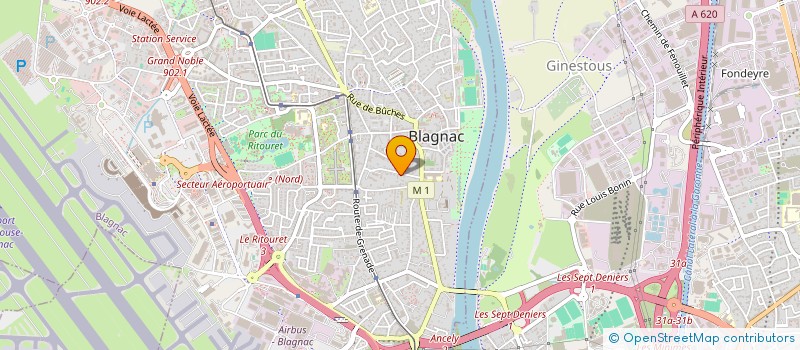 localisation de l'entreprise 928 567 437   BLAGNAC