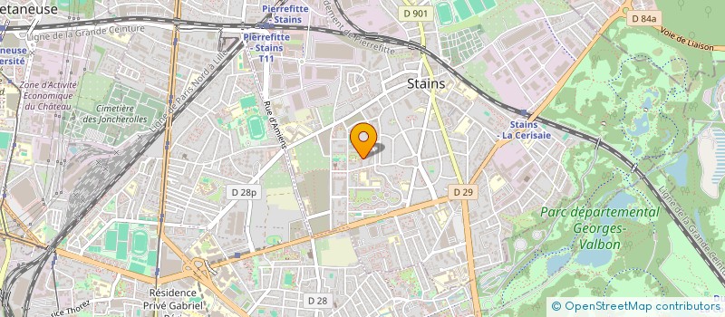 localisation de l'entreprise 928 592 542   STAINS