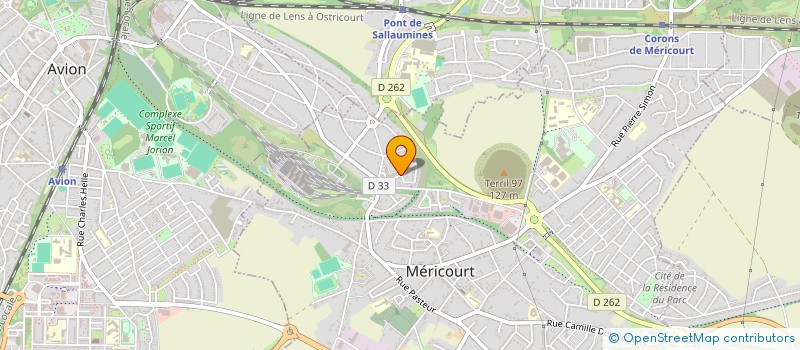 localisation de l'entreprise 928 596 295 à MERICOURT