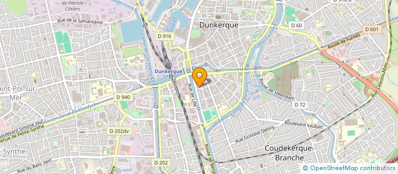 localisation de l'entreprise 928 608 322  à DUNKERQUE