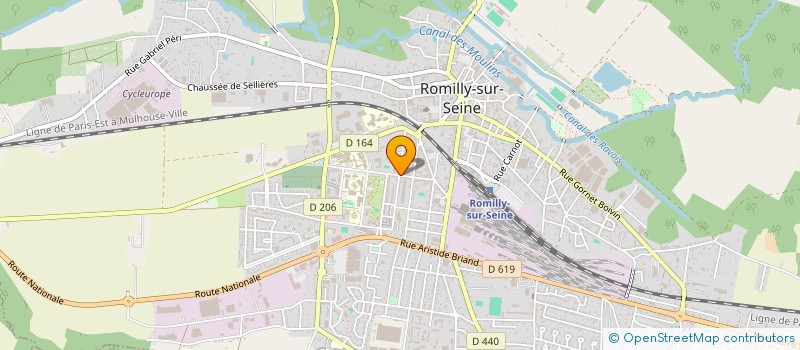 localisation de l'entreprise 928 619 725 à ROMILLY-SUR-SEINE
