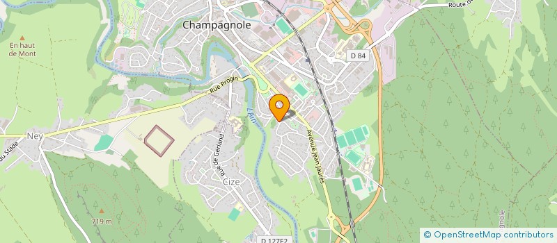 localisation de l'entreprise 928 637 685   CHAMPAGNOLE