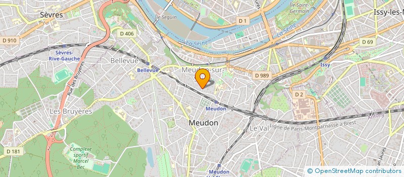 localisation de l'entreprise 928 688 514   MEUDON