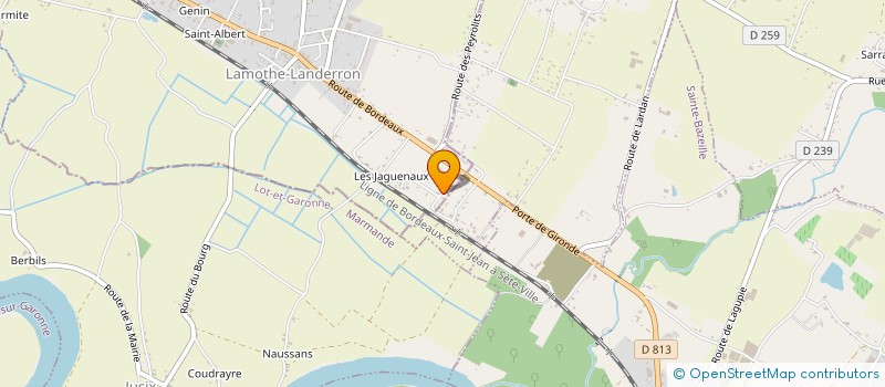 localisation de l'entreprise 928 726 017   LAMOTHE-LANDERRON