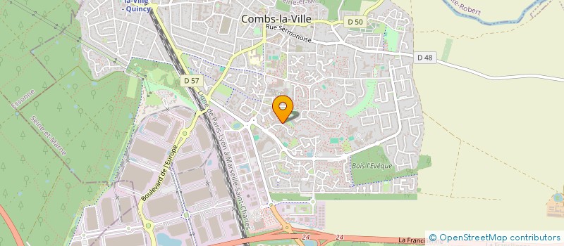 localisation de l'entreprise 928 734 847 à MELUN